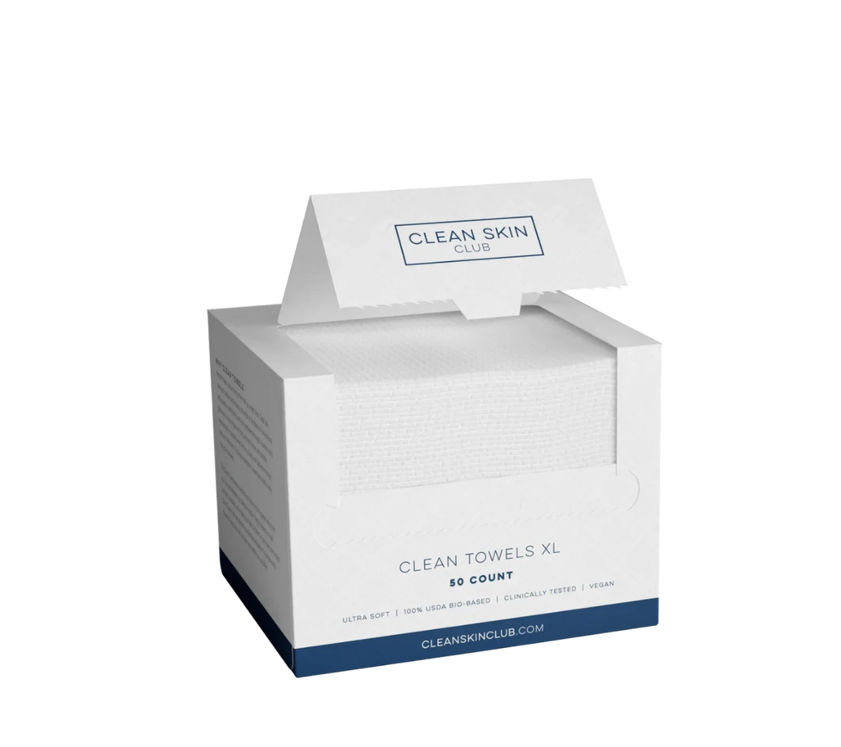 Clean Skin Club: Disposable Face Towels - XL - 50ct